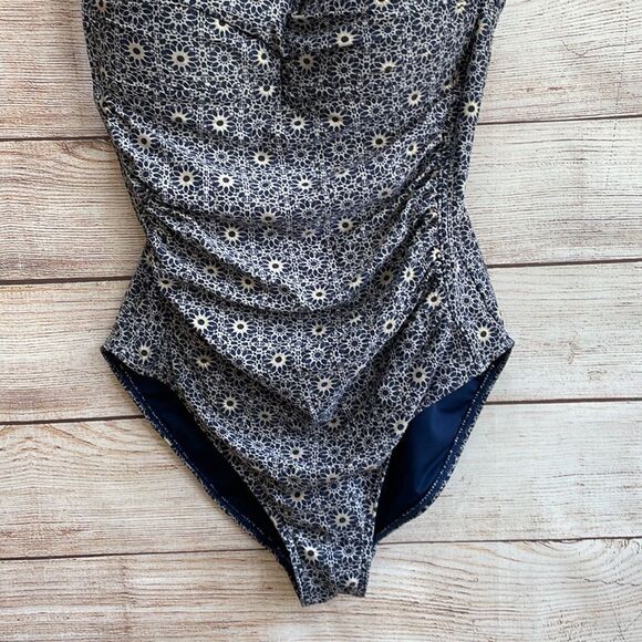 NIPTUCK SWIM AUSTRALIA ONE‎ PIECE SWIMSUIT IN NAVY BLUE PRINT - Picture 3 of 6